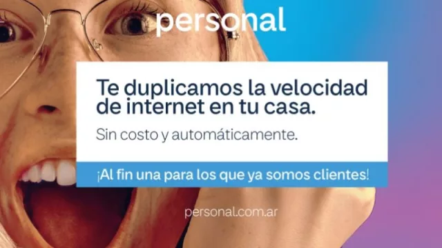 Personal duplica la velocidad de internet gratis y sin costo adicional (a sus más de 3 millones de clientes en Argentina)