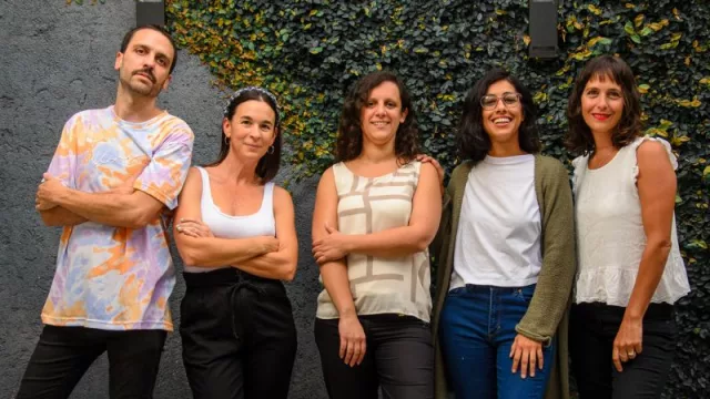 Izquierda a derecha.
Rodrigo Brunelli, Belén Pistone, Daniela Medrano, Flavia Pipliza y Laura Monayar.