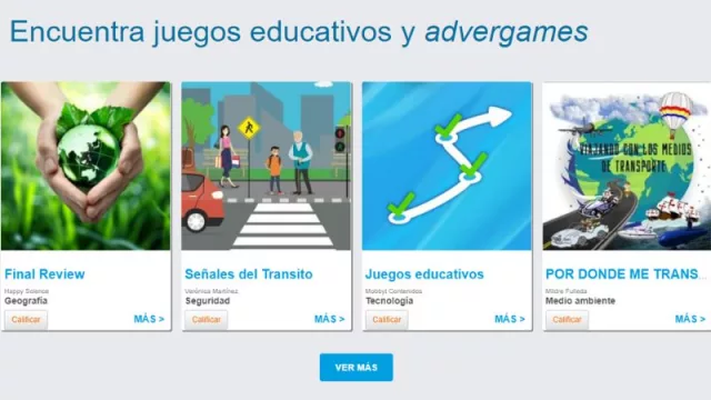 La plataforma en su sitio web