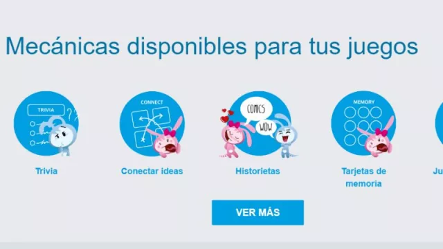 La plataforma en su sitio web