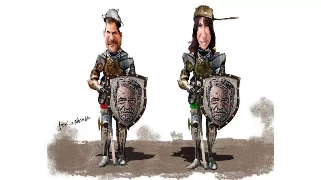 Con guiño delasotista, Gill dice que el límite es Macri