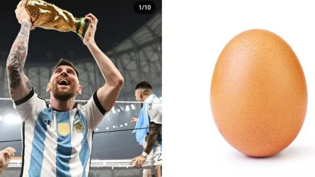 Messi vs. huevo: Y el ganador es… ¡Messi! (la foto con la Copa Fifa es el posteo más likeado de Instagram)