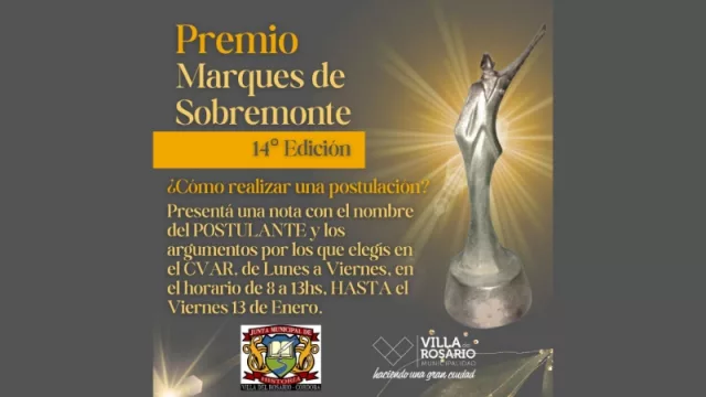 Villa del Rosario premia a sus vecinos destacados en un nuevo aniversario de su fundación