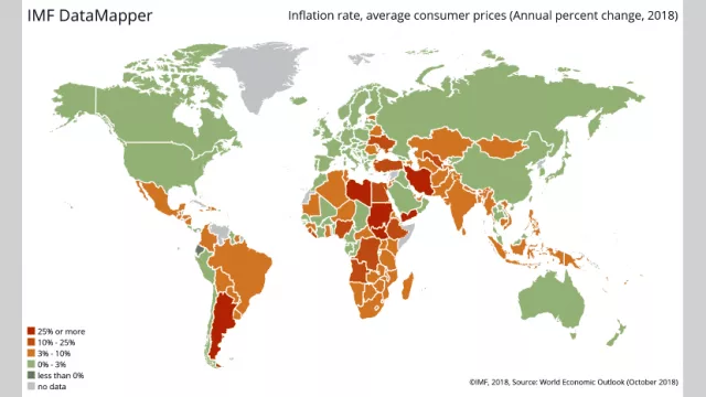 Argentina tuvo en septiembre más inflación que 155 países en todo un año