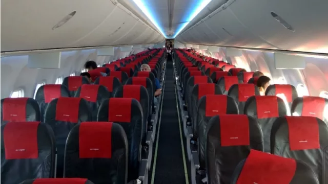 El vuelo de regreso a Córdoba por la tarde. 