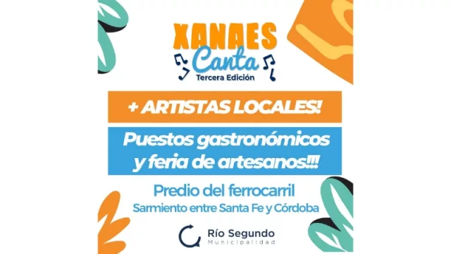 La Barra y Los Tekis tocan (gratis) en Río Segundo para el festival Xanaes Canta