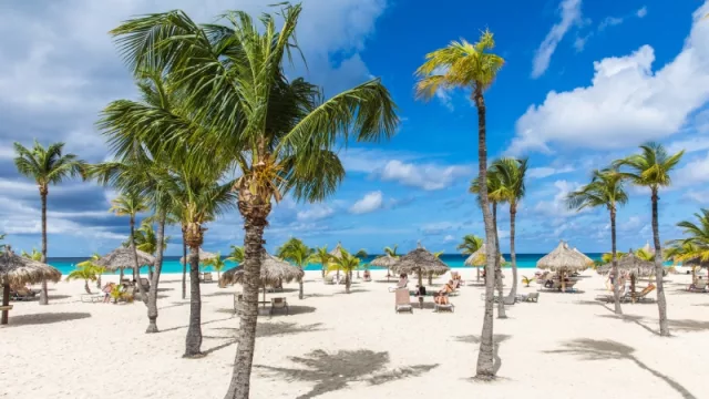 Palm Beach, unas de playas más lindas de Aruba.
