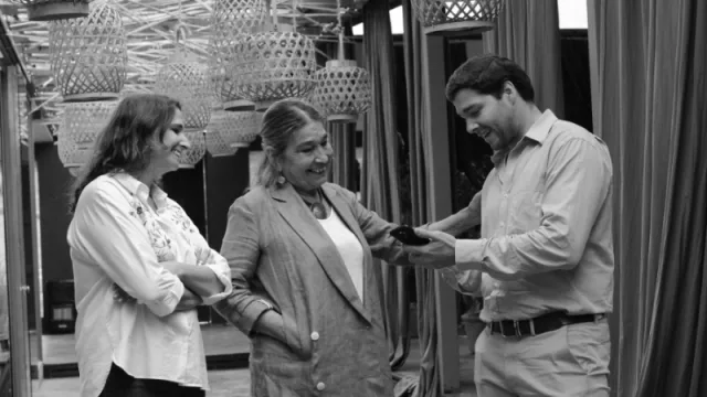 Consuelo Cornet, Claudia Ferrer y Luis Cornet - Foto: Marco Cabral