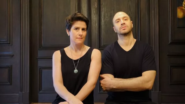 Lucía Taravella y Luis Luchetti.