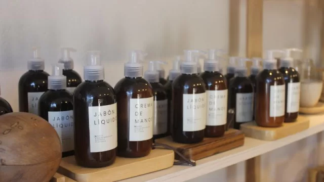 Sets de jabón y crema de manos.