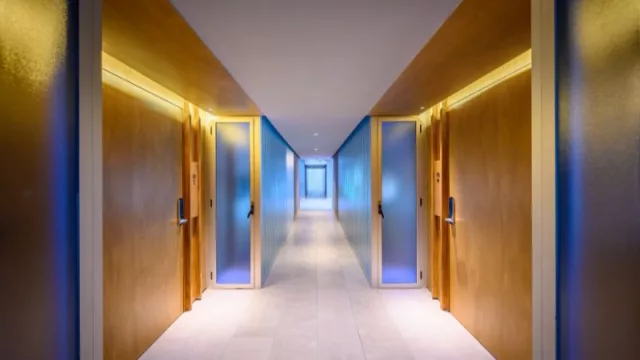 Cada puerta de ingreso mide 1,50 metros y marca -desde el vamos- el diferencial de la propuesta,