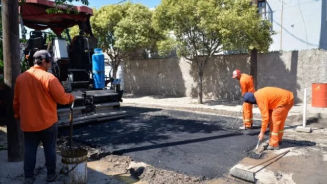 Villa El Libertador: en dos meses se repavimentaron 53 cuadras