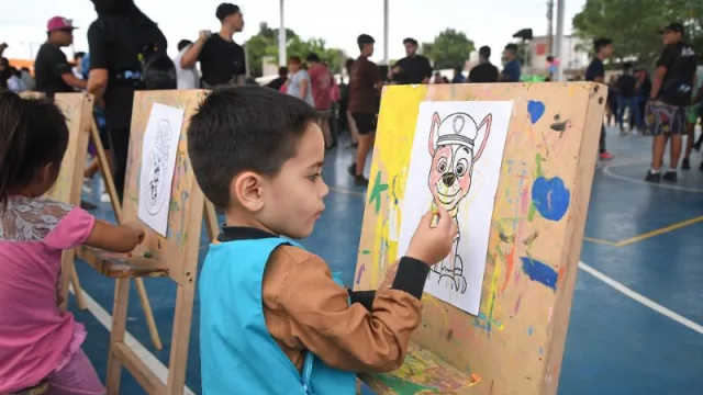 El nuevo polideportivo se construyó en terrenos de la Provincia.