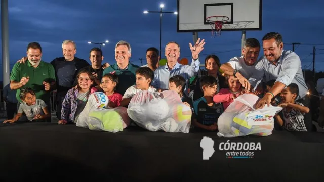 El nuevo polideportivo se construyó en terrenos de la Provincia.