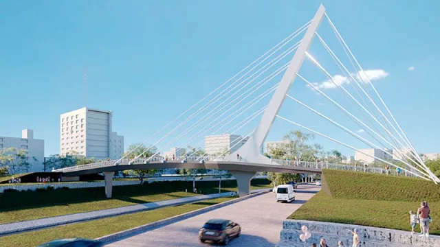 Córdoba también tendrá su “puente de la mujer”: así es el render del puente peatonal del Parque Las Heras