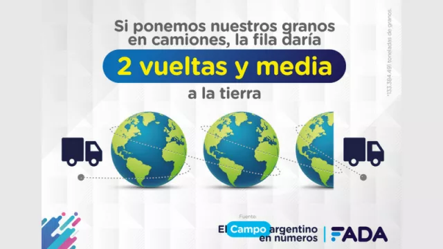 El campo en números - Granos y Camiones