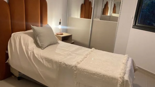 Una de las habitaciones del departamento modelo de Dalí.