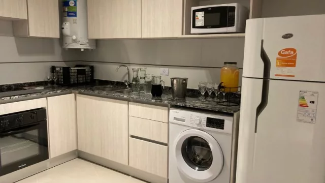 Cocina del departamento modelo de Dalí.