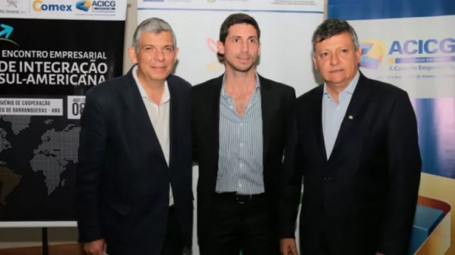 En Brasil, Peppo marcó las virtudes de los puertos del Chaco