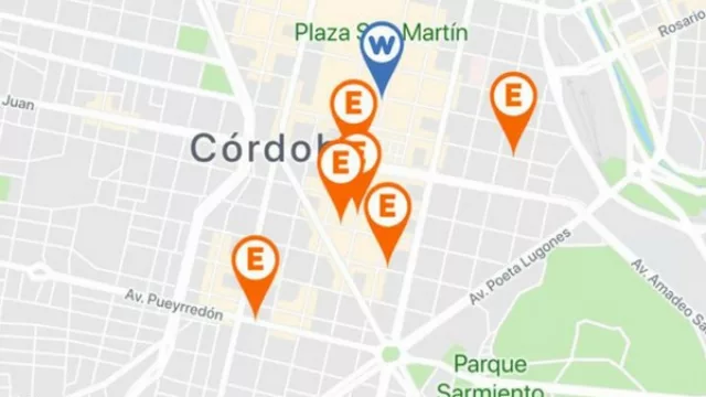 Llegó Werpi, una aplicación para reservar lugar de estacionamiento (6 parkings en centro y Nueva Córdoba)