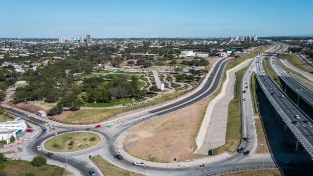 Se duplicó un tramo de la colectora de Av. Circunvalación en el noroeste de la ciudad de Córdoba