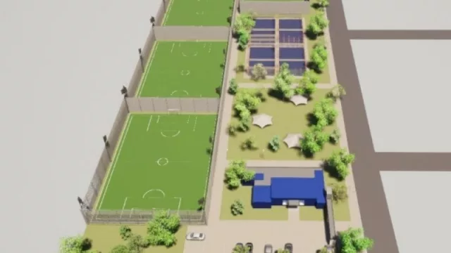 Córdoba tendrá la primera cancha de hockey sobre césped por hora (nace Elenia, un complejo multideportivo y social)