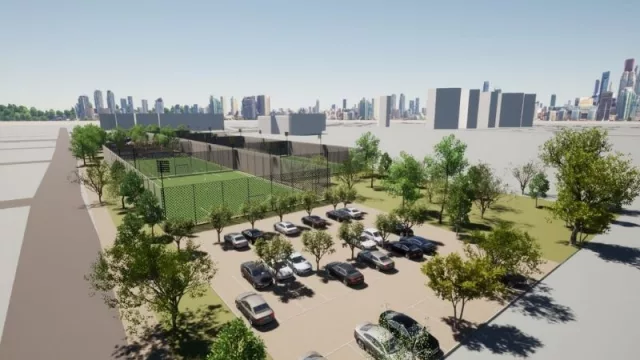 Elenia contará con vestuarios masculinos y femeninos, estacionamiento privado con cámaras de seguridad