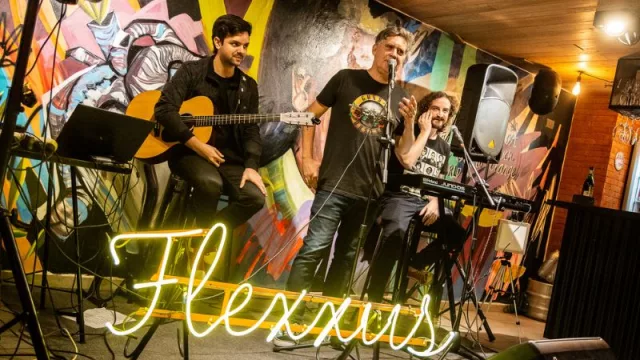 “¿Quién más va a sacarte a bailar lentos?”: Flexxus presentó su nuevo ciclo de gastronomía, música en vivo y más (se presentó Ella es Tan Cargosa y participarán reconocidos artistas)