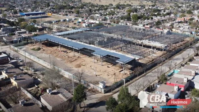 La construcción del nuevo Hospital del Noroeste de la ciudad de Córdoba avanza a buen ritmo