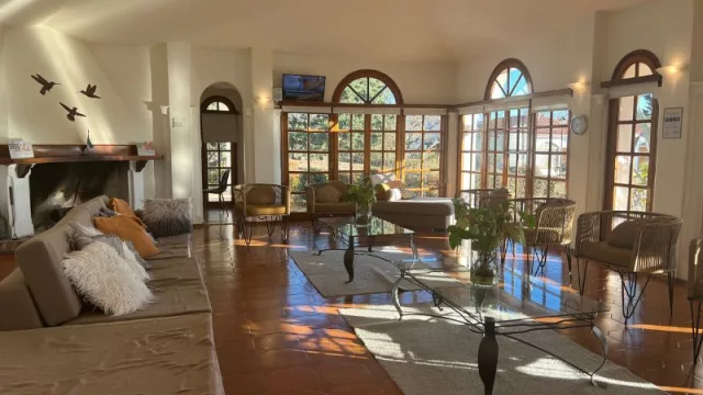 Lobby de La Posada del Qenti.