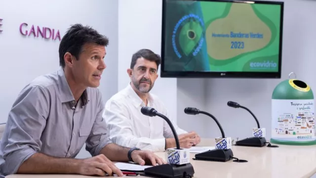 Gandia competirá este verano por conseguir la Bandera Verde de la sostenibilidad hostelera de Ecovidrio