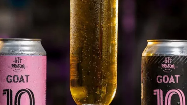Miami tiene su cerveza “GOAT” de Prison Pals Brewing (con el icónico número 10 de Messi impreso en cada lata)