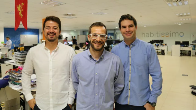 Jordi Ber, Javier Serer y Martín Caleau socios fundadores.