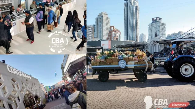 El espacio cordobés exhibe producciones de rubros como quesos, chacinados y alfajores.