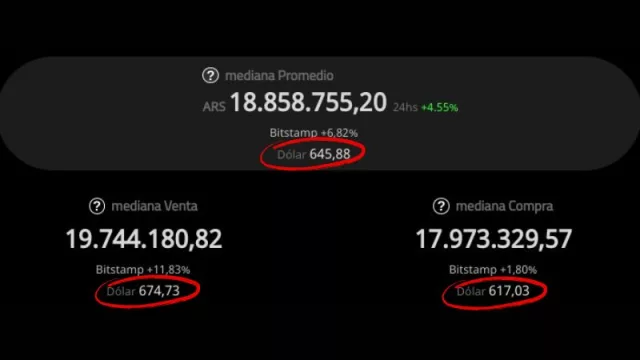 Agarrate Catalina: el dólar cripto (que cotiza 24/7) está a $ 673 en la medianoche de las PASO