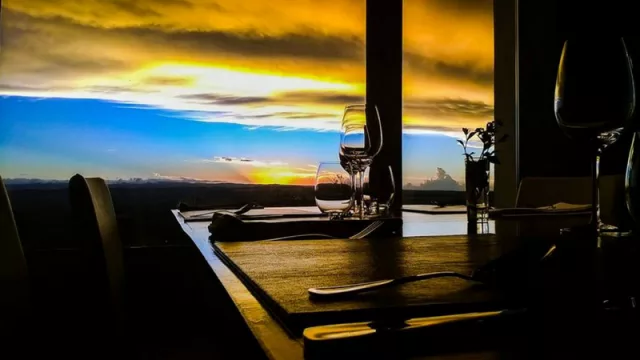 El atardecer en Gapasai.