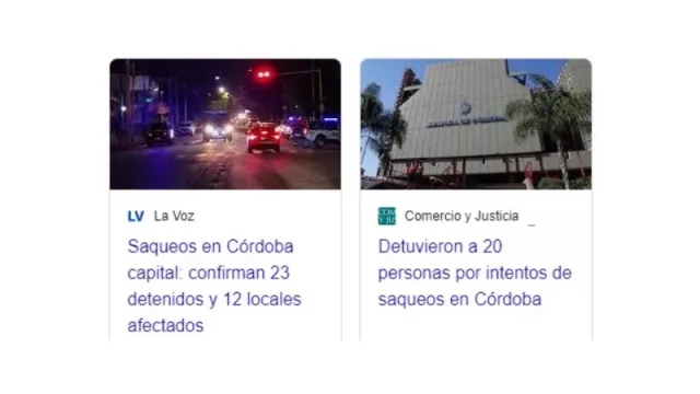 “La situación está controlada” (le dice la Policía de Córdoba a la Cámara de Comercio) sobre los “hechos delictivos aislados”