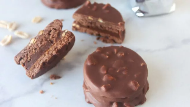 El alfajor ganador de la medalla de oro, por "Mejor textura": Bari Maní.