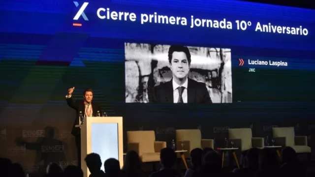 Luciano Laspina en el Congreso Económico Argentino: “Con Massa o Milei vamos camino a una hiperinflación”