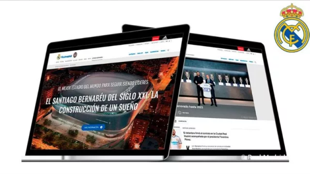 La web del Real Madrid, la más visitada en el mundo por séptimo año consecutivo (registró una media de 8,9 millones de visitas al mes)