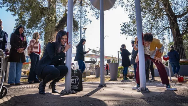 El Jardín de los Sentidos se encuentra en Av. Valparaíso esq. Chile.