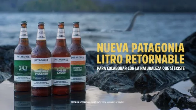 Cerveza Patagonia presenta su nueva línea de litro retornable (disponible en todo el país)