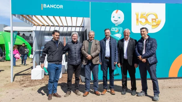 Bancor, un sponsor brillante y dorado de la Rural de Jesús María (ofreció financiamiento para la compra de reproductores y maquinaria)