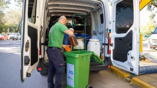Aceite Circular: agosto batió récords con la recolección de 270 litros de aceite vegetal usado