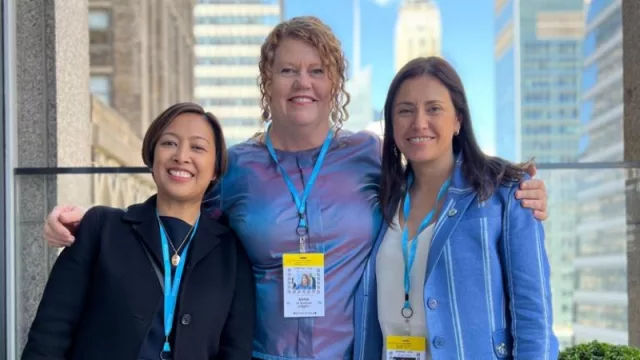 Carolina Basualdo, primera mujer latinoamericana en liderar la Semana del Clima de Naciones Unidas (en el Pacto hay 10.000 alcaldes de 135 países)