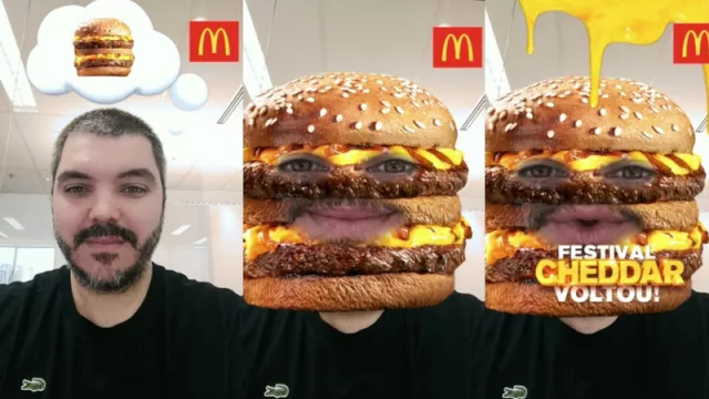 McDonald's mide un nuevo sándwich con Snapchat Lens
