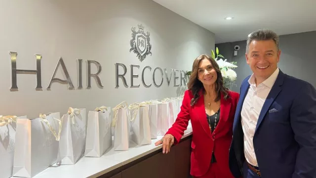 Nicolás Lusicic y Alejandra Susacasa, fundadores de Hair Recovery.