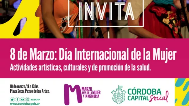 Marzo en Córdoba es el mes de la Mujer y la Memoria