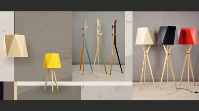 Luminarias y percheros creados por The Sartori