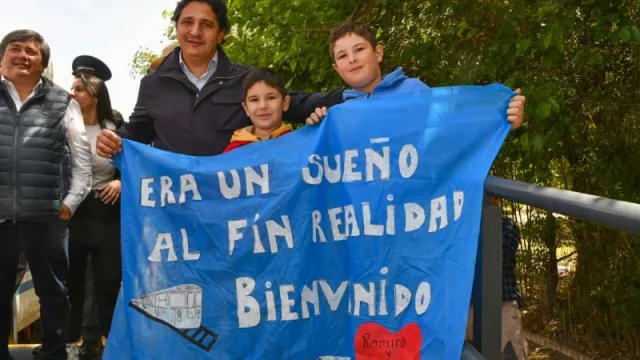Volvió el Tren de las Sierras a Capilla del Monte después de 46 años